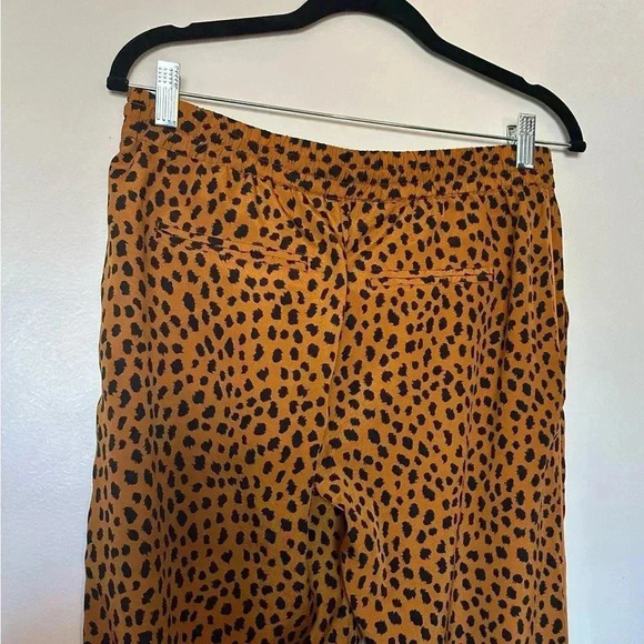 Joie Copper Daltona Drawstring Leopard Print Pants S - Picture 7 of 10